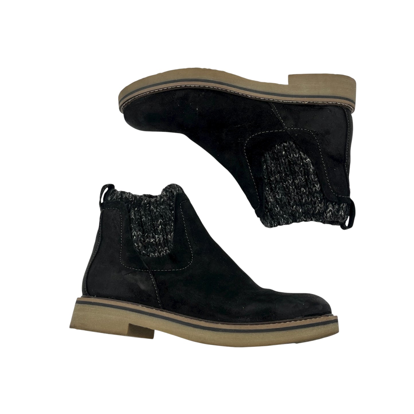 Boots Ankle Flats By Comfortiva In Black, Size:8