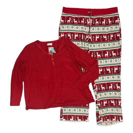 Pajamas 2Pc By Maurices In Red, Size:2X