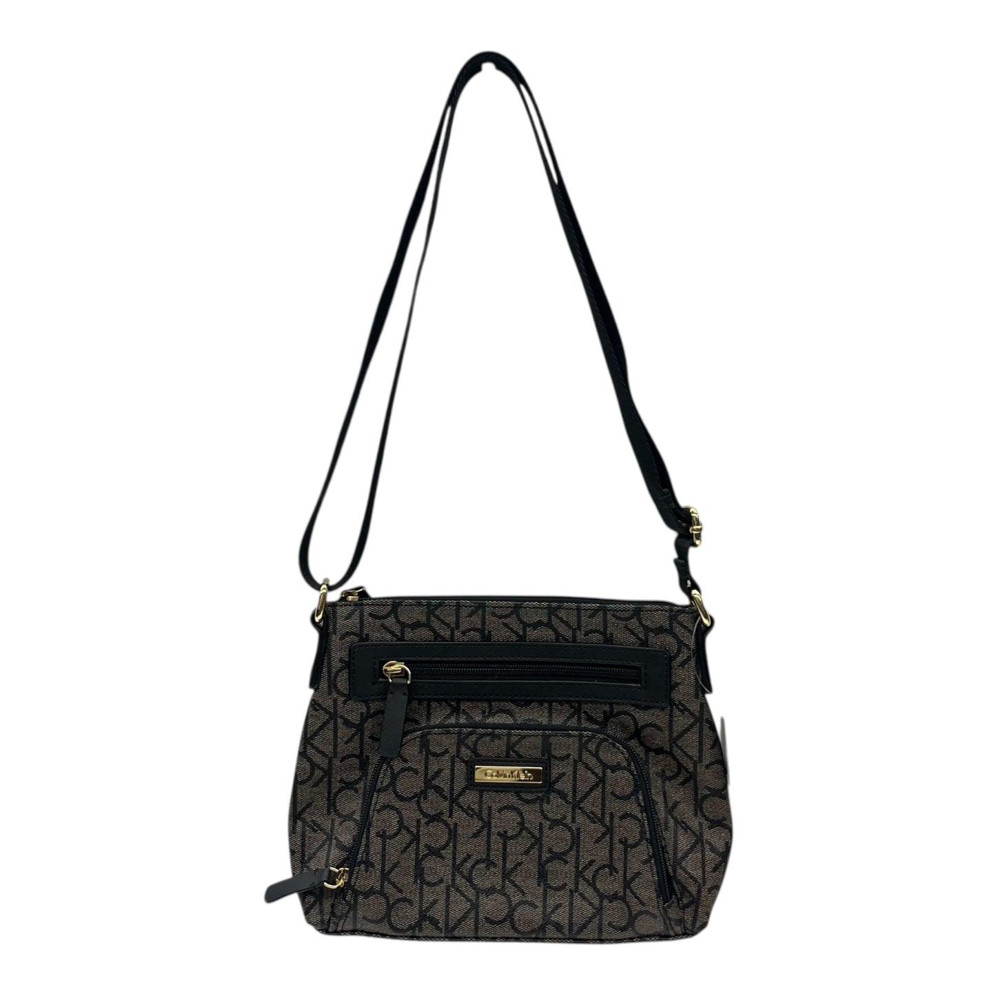 Crossbody By Calvin Klein In Brown, Size:Medium