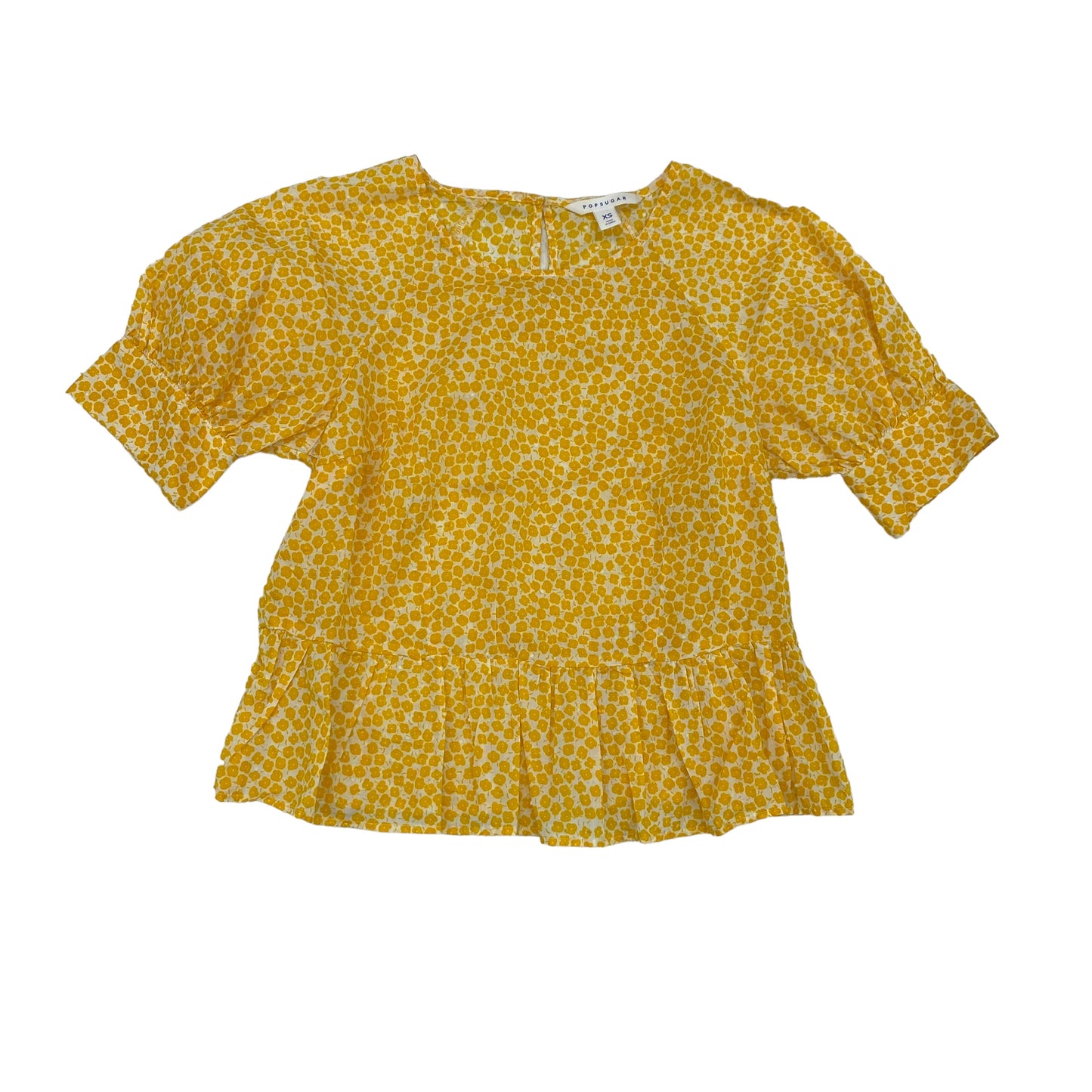 YELLOW    CLOTHES MENTOR TOP SS, Size XS