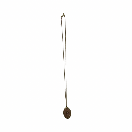 Necklace Pendant By Clothes Mentor In Gold & Pink