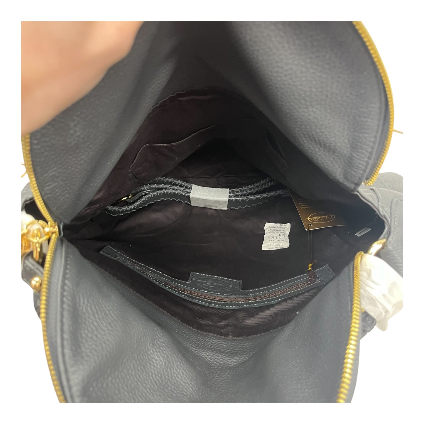 Handbag By Clothes Mentor In Grey, Size:Large