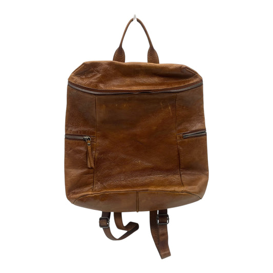 Backpack Leather By Cmc In Brown, Size:Medium