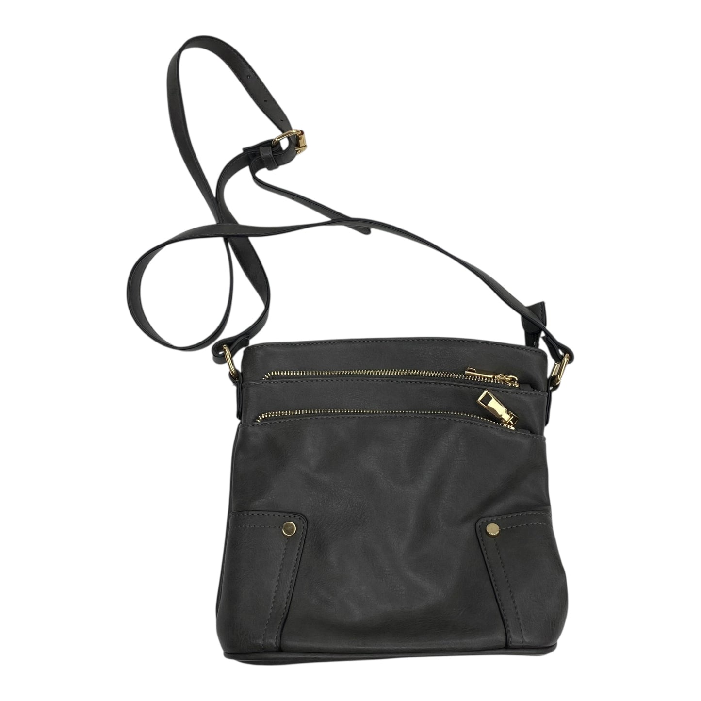 Crossbody By Clothes Mentor In Grey, Size:Medium