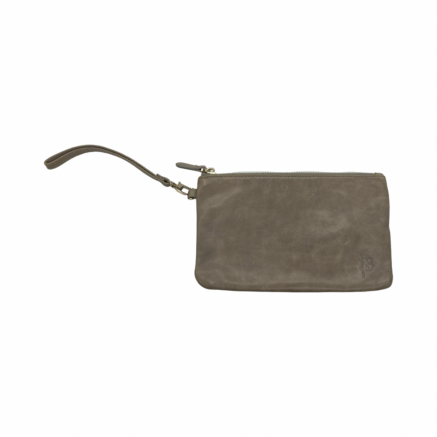 Wristlet By Clothes Mentor In Tan, Size:Medium
