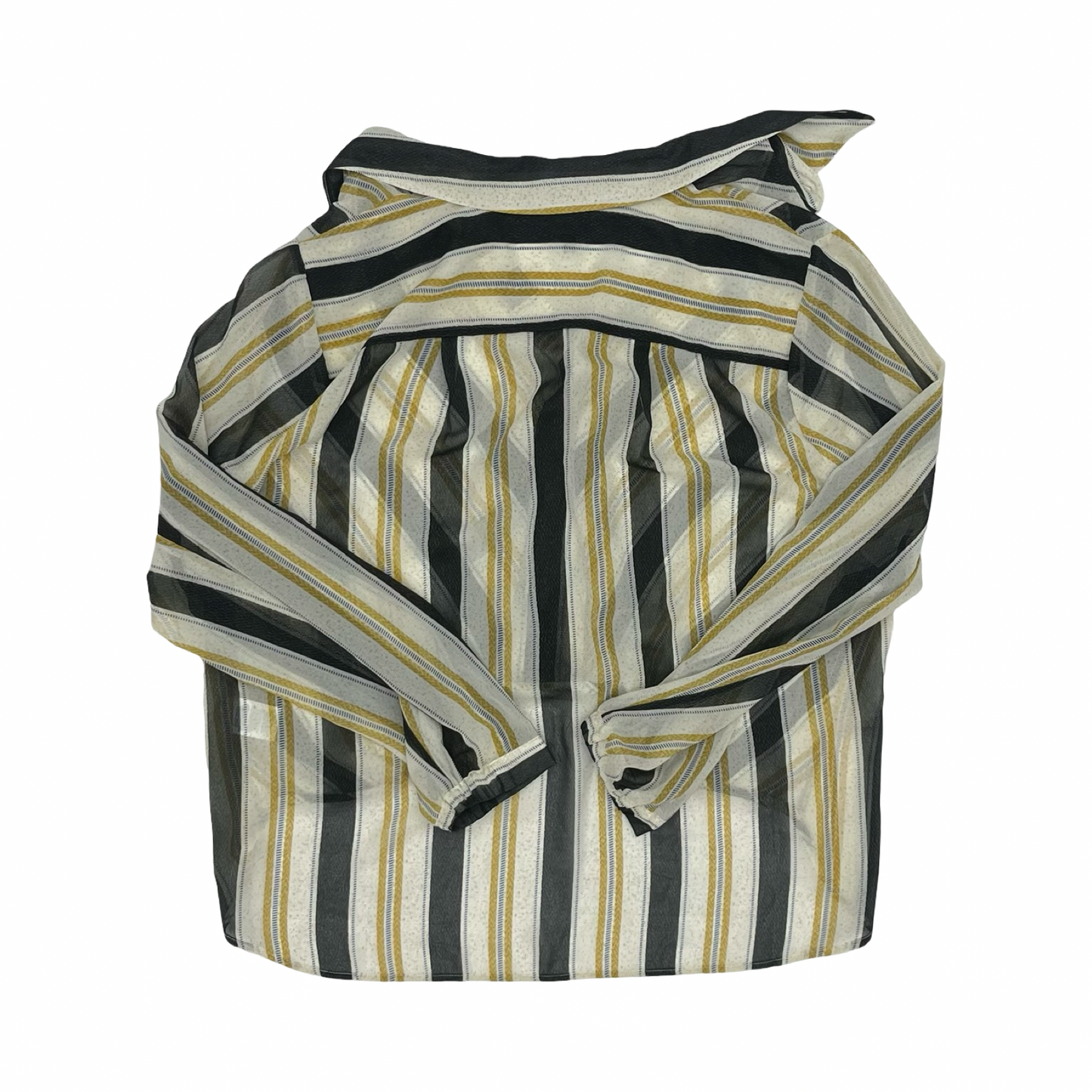 Blouse Ls By Cabi In Black & Yellow, Size:Xl