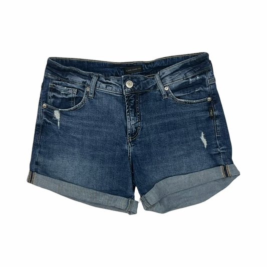 Shorts By Silver In Blue Denim, Size:8