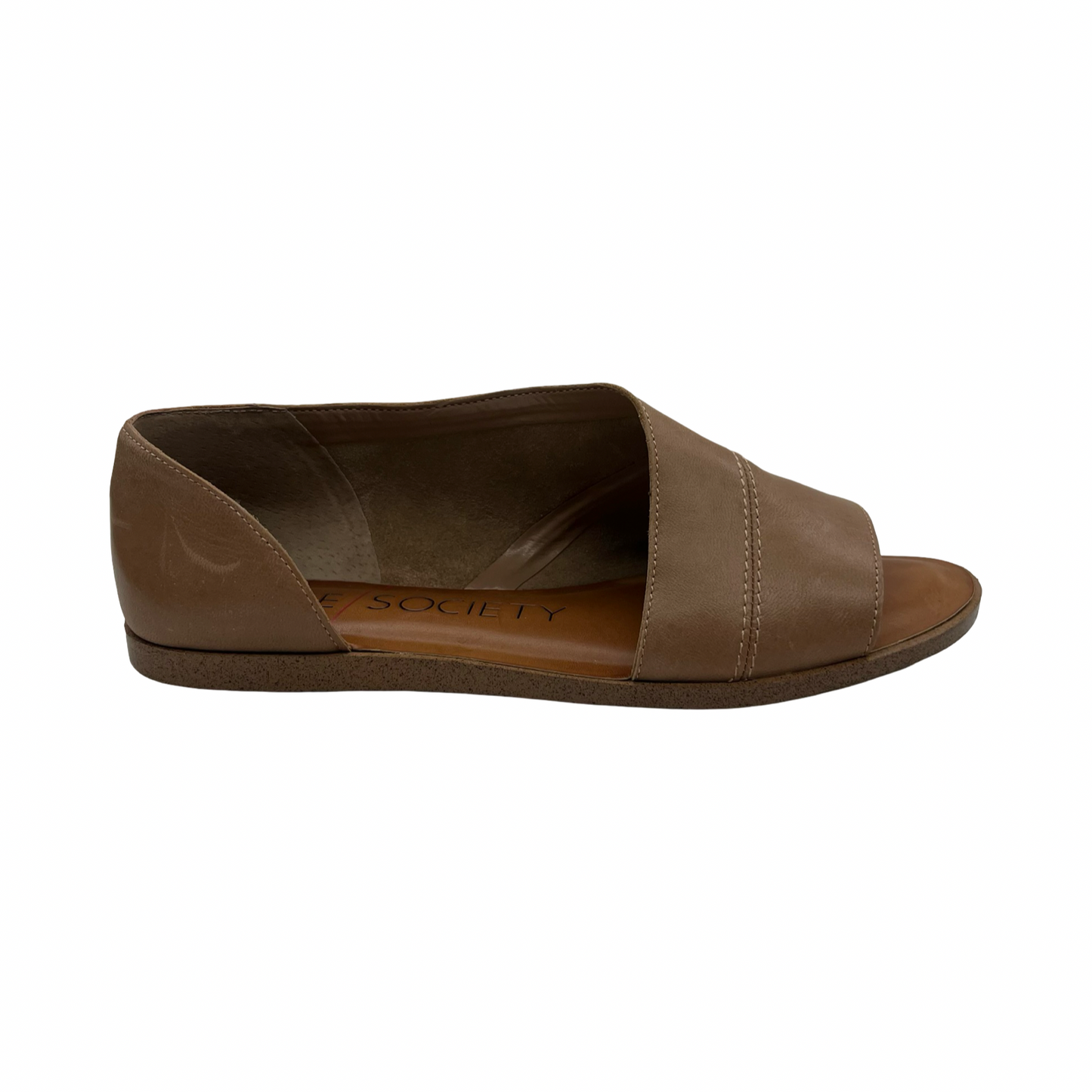 Sandals Flats By Sole Society In Brown, Size:8