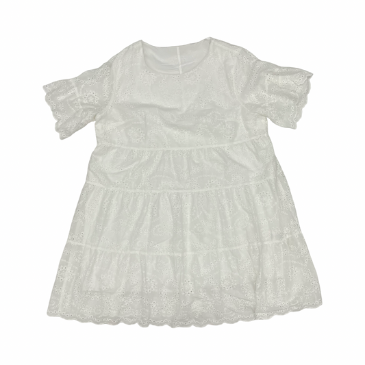 Dress Casual Short By Shein In White, Size:2X