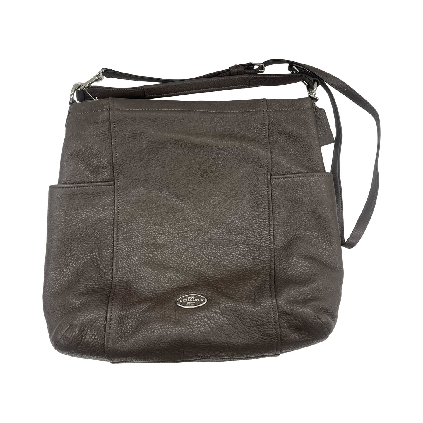 Handbag Designer By Coach In Brown, Size:Large