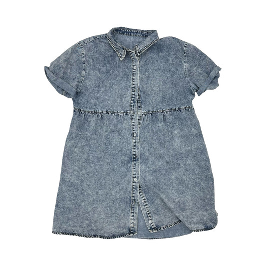 Dress Casual Short By Cmf In Blue Denim, Size:Xl