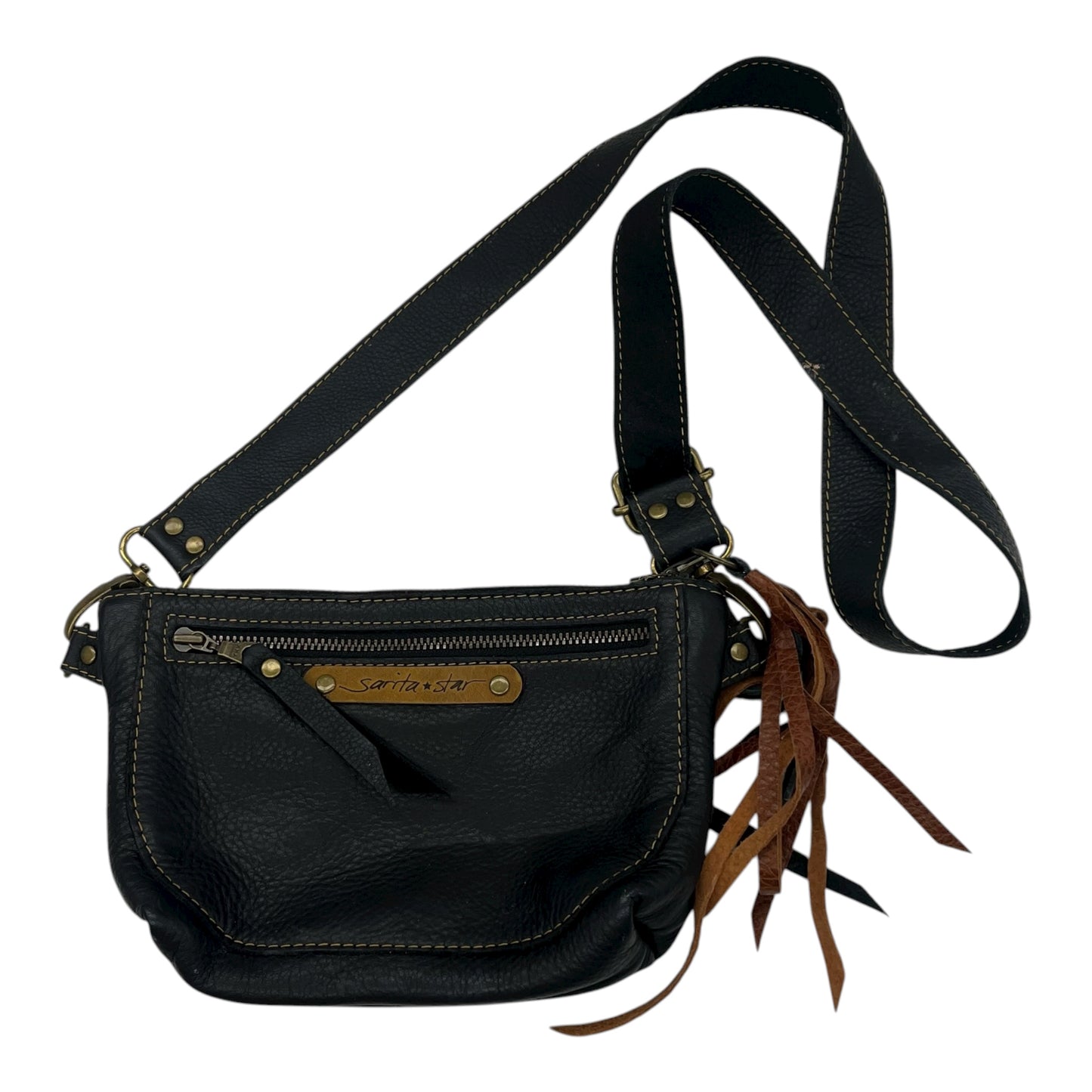 Crossbody By Clothes Mentor In Black, Size:Small