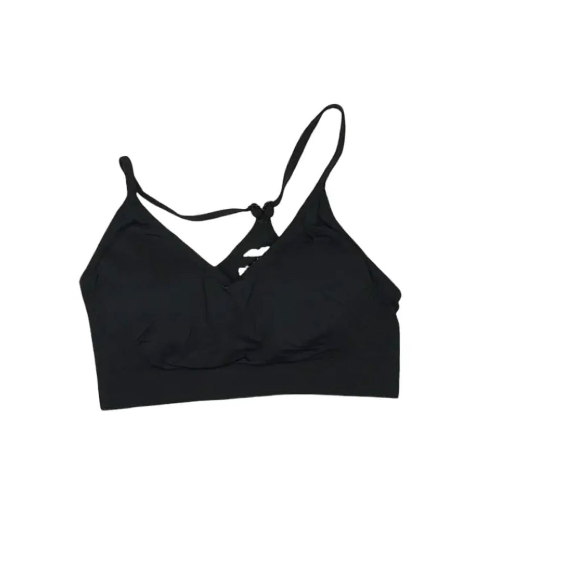 Athletic Bra By Avia In Black, Size: L