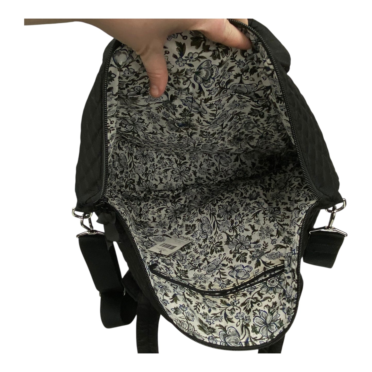 Tote By Vera Bradley In Black, Size:Large