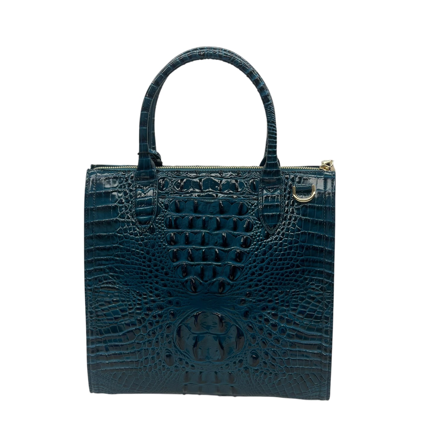 Handbag Designer By Brahmin In Teal, Size:Medium