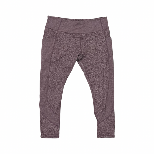 Athletic Leggings Capris By Members Mark In Purple, Size:Xxl