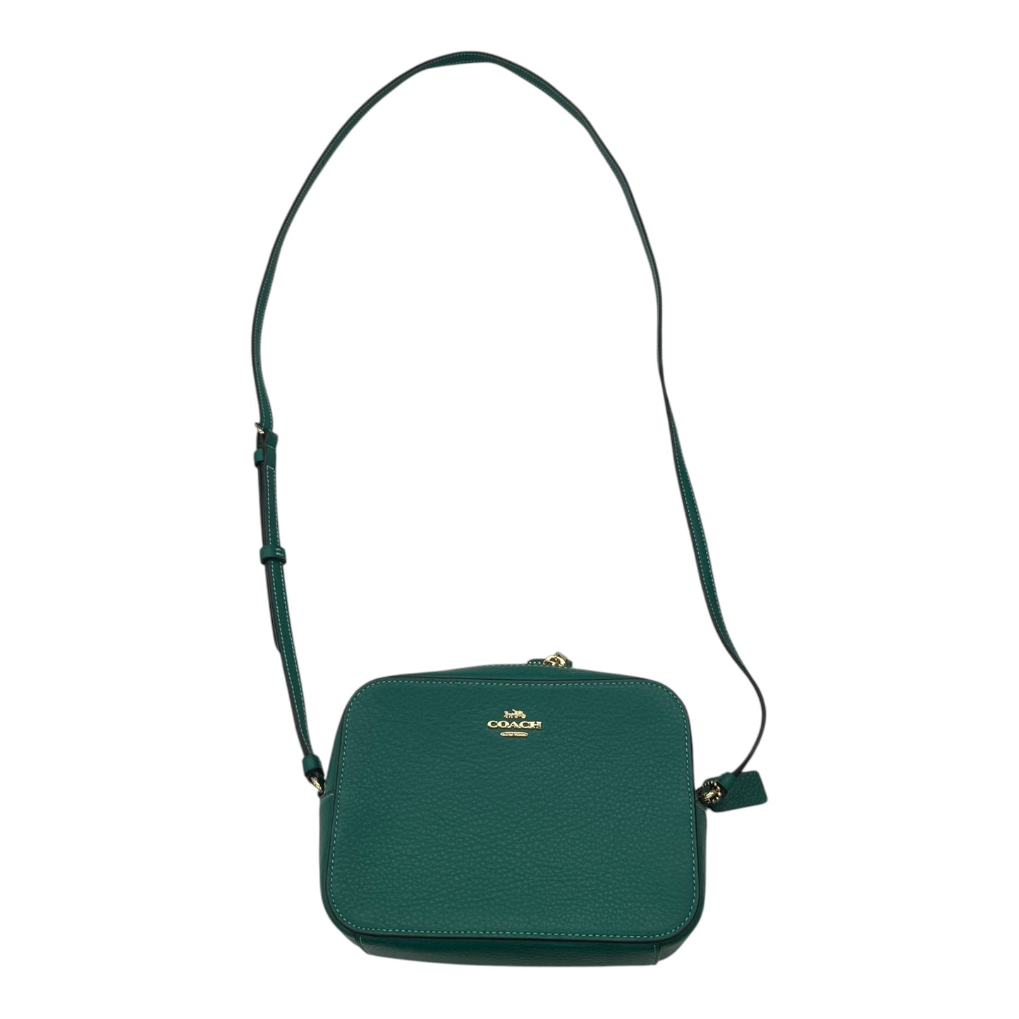 Crossbody Designer By Coach In Green, Size:Small