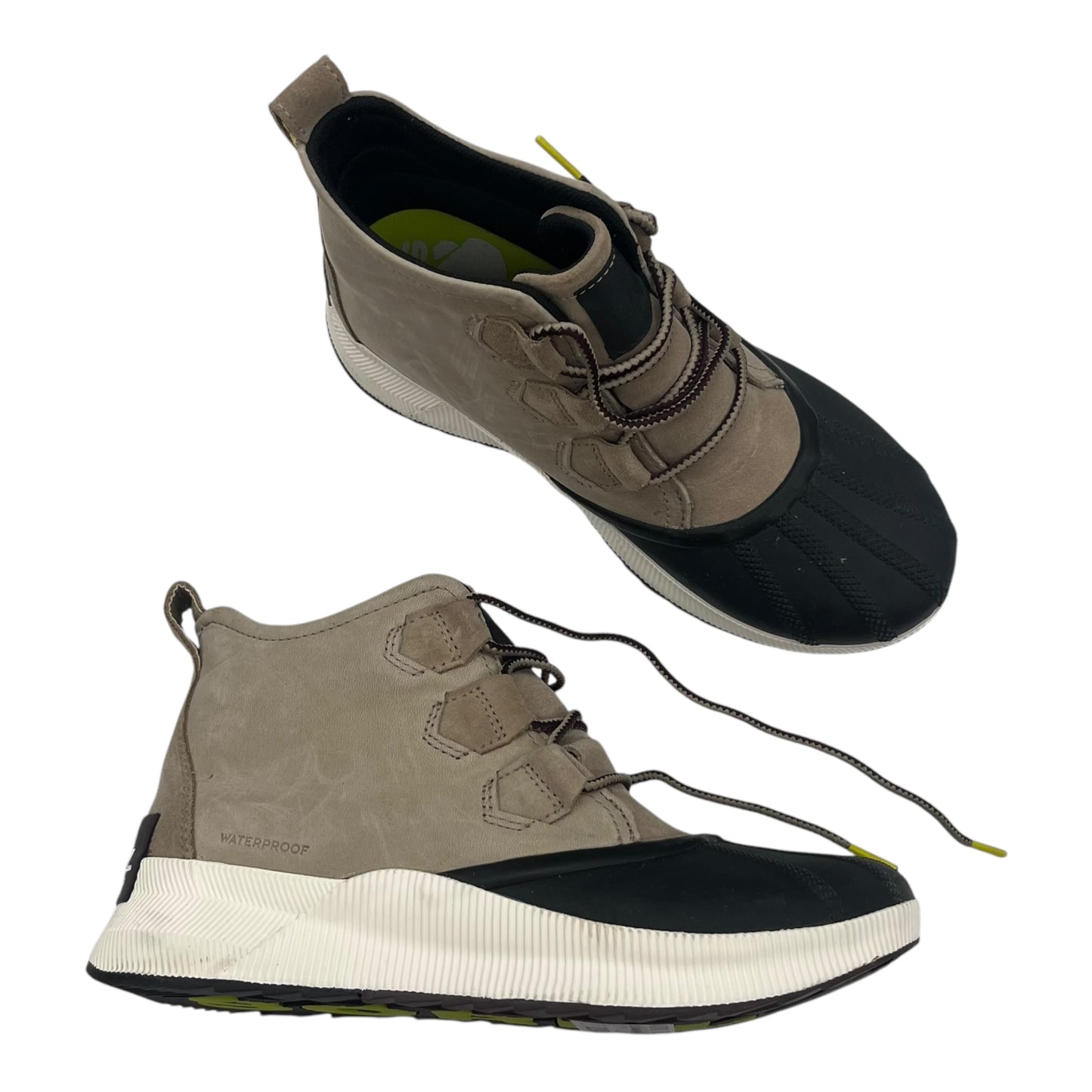 Boots Snow By Sorel In Tan, Size:8.5