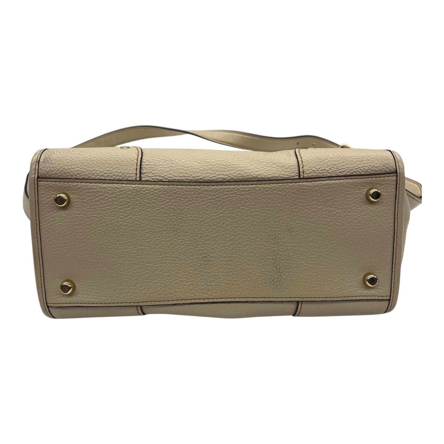 Handbag Designer By Coach In Cream, Size:Medium