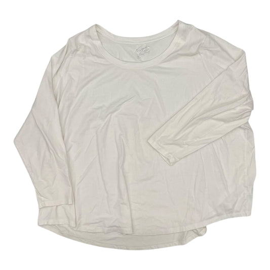Top Ls By Terra & Sky In Cream, Size:4X