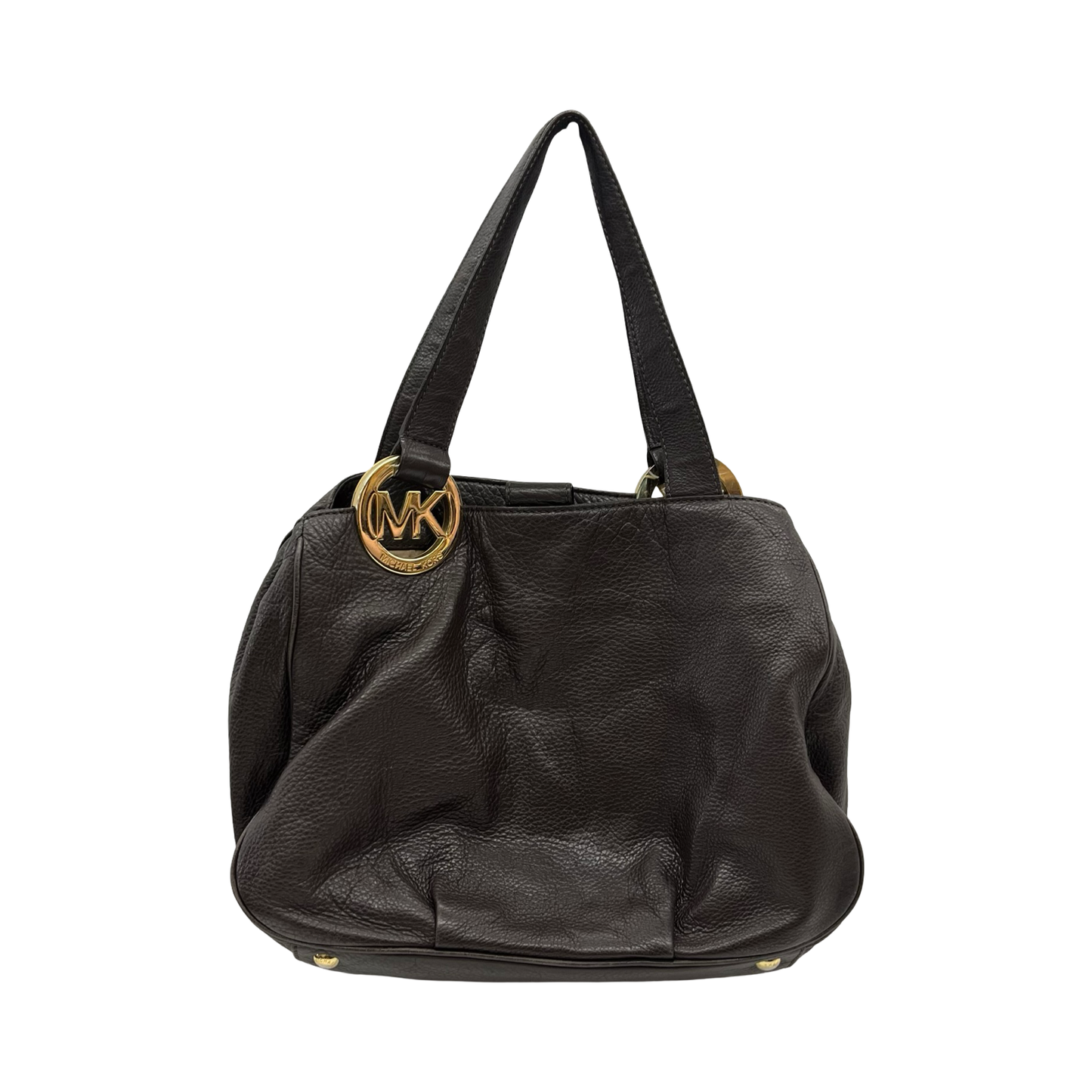 Handbag Designer By Michael Kors In Brown, Size:Large