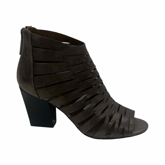 Sandals Heels Block By Donald Pliner In Bronze, Size:6