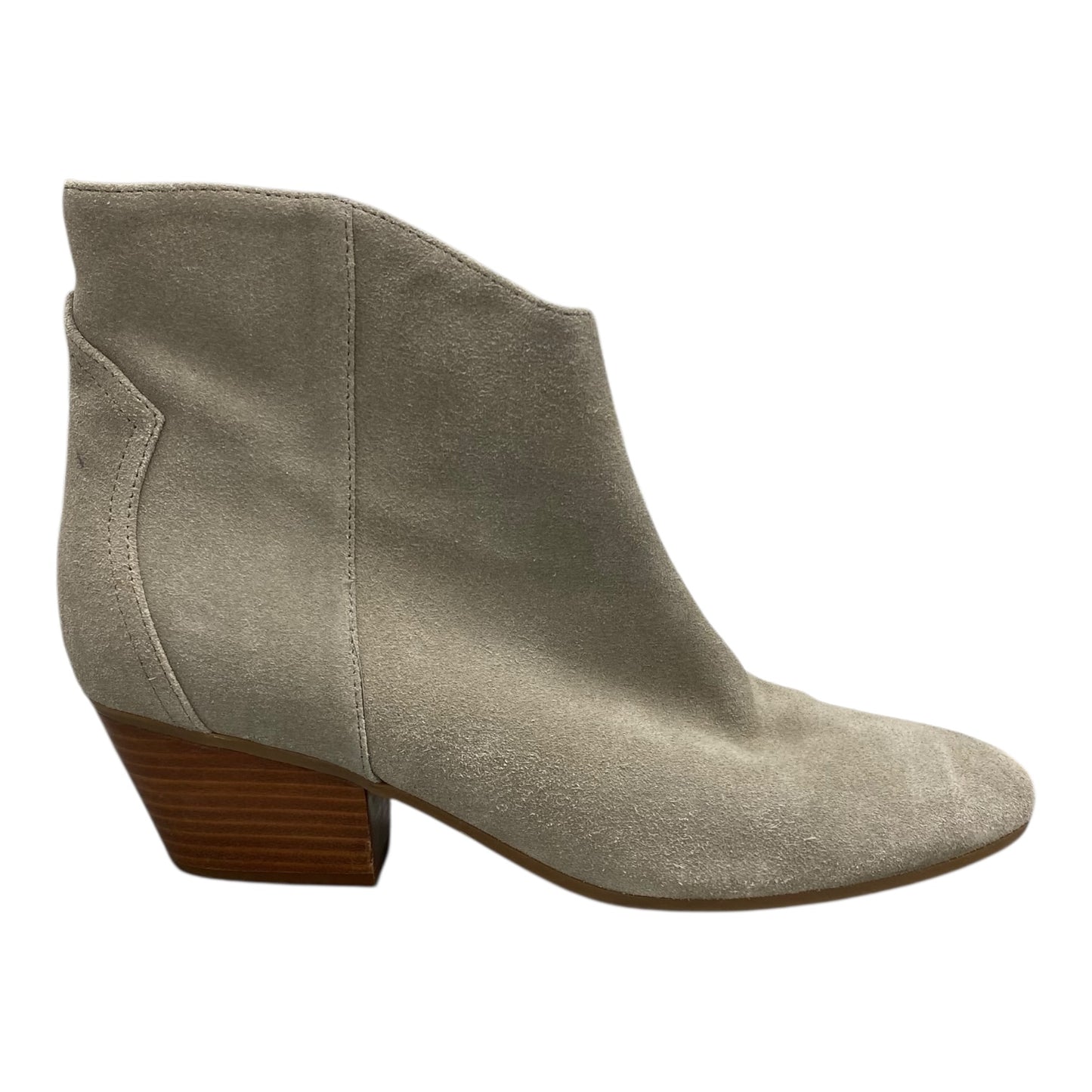 Boots Ankle Heels By Nine West In Tan, Size:10