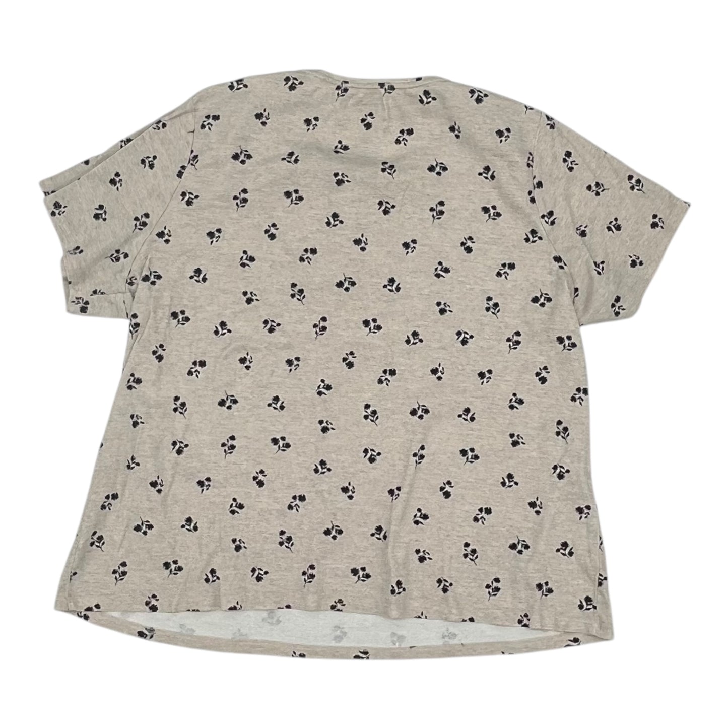 Top Ss By Croft And Barrow In Tan, Size:1X