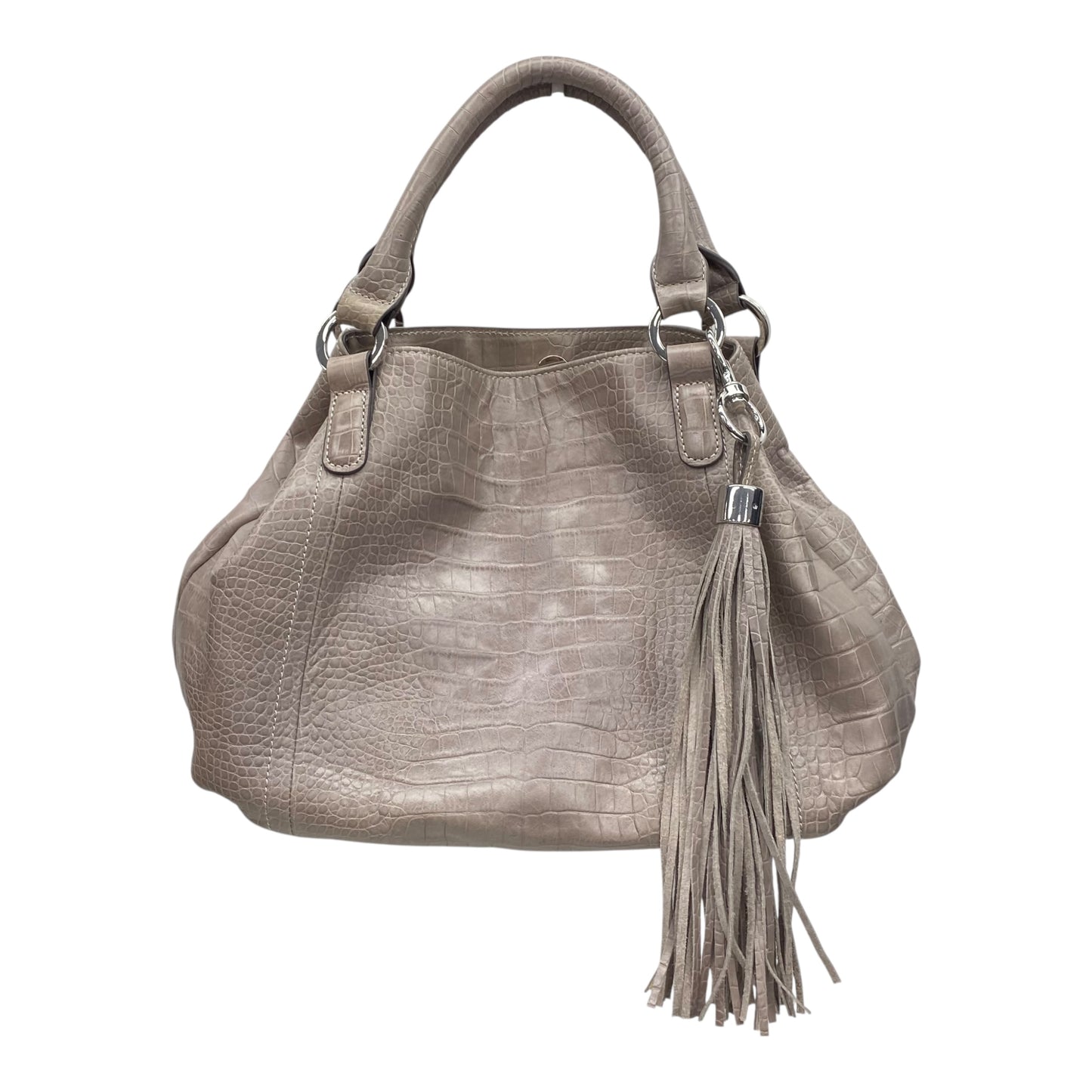 Handbag Leather By Gilli In Brown, Size:Medium