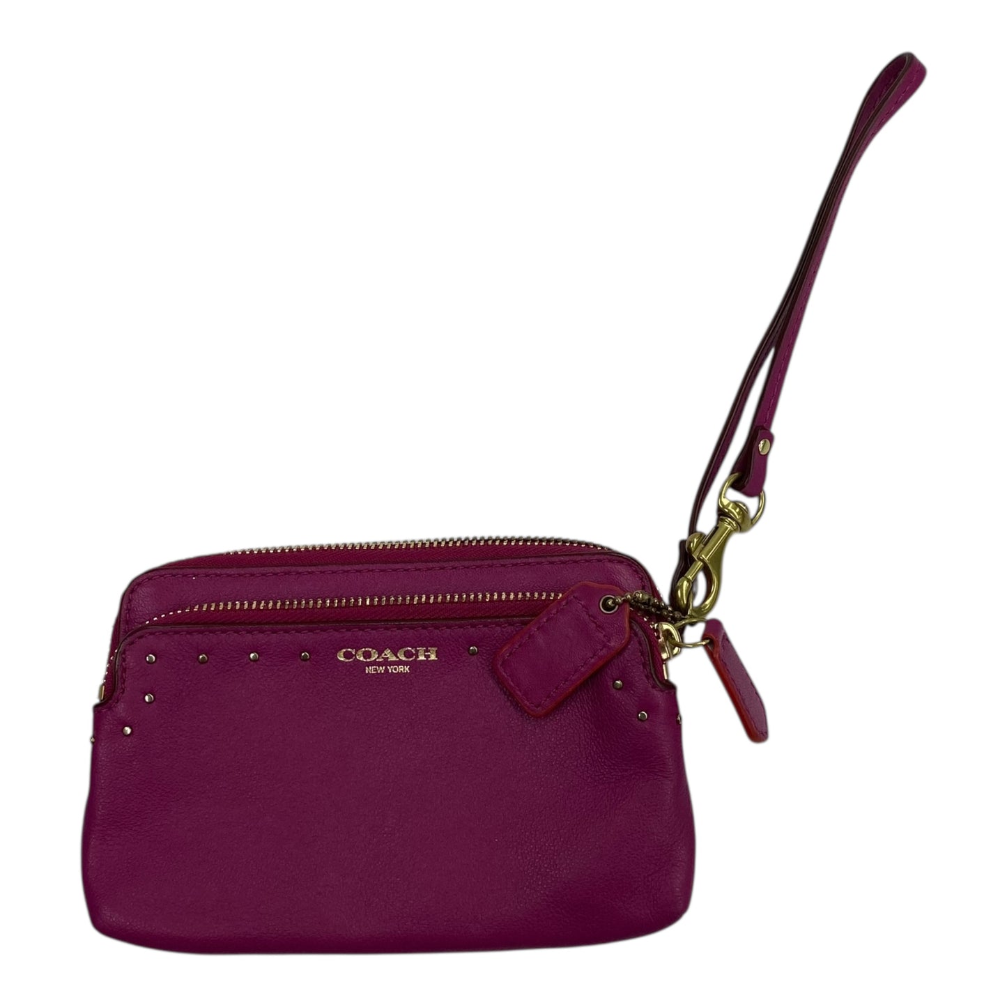 Wristlet Designer By Coach In Pink, Size:Medium