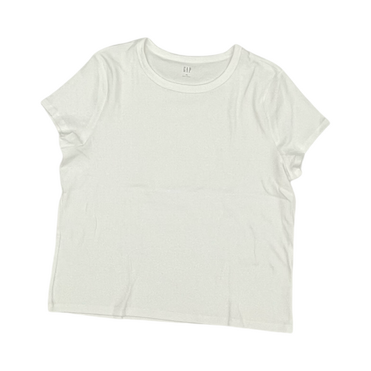 Top Ss Basic By Gap In White, Size:Xxl