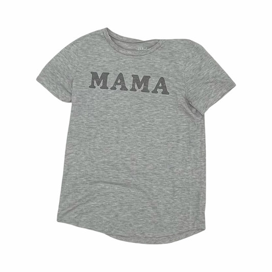 Mat Top Ss By Isabel Maternity In Grey, Size:S