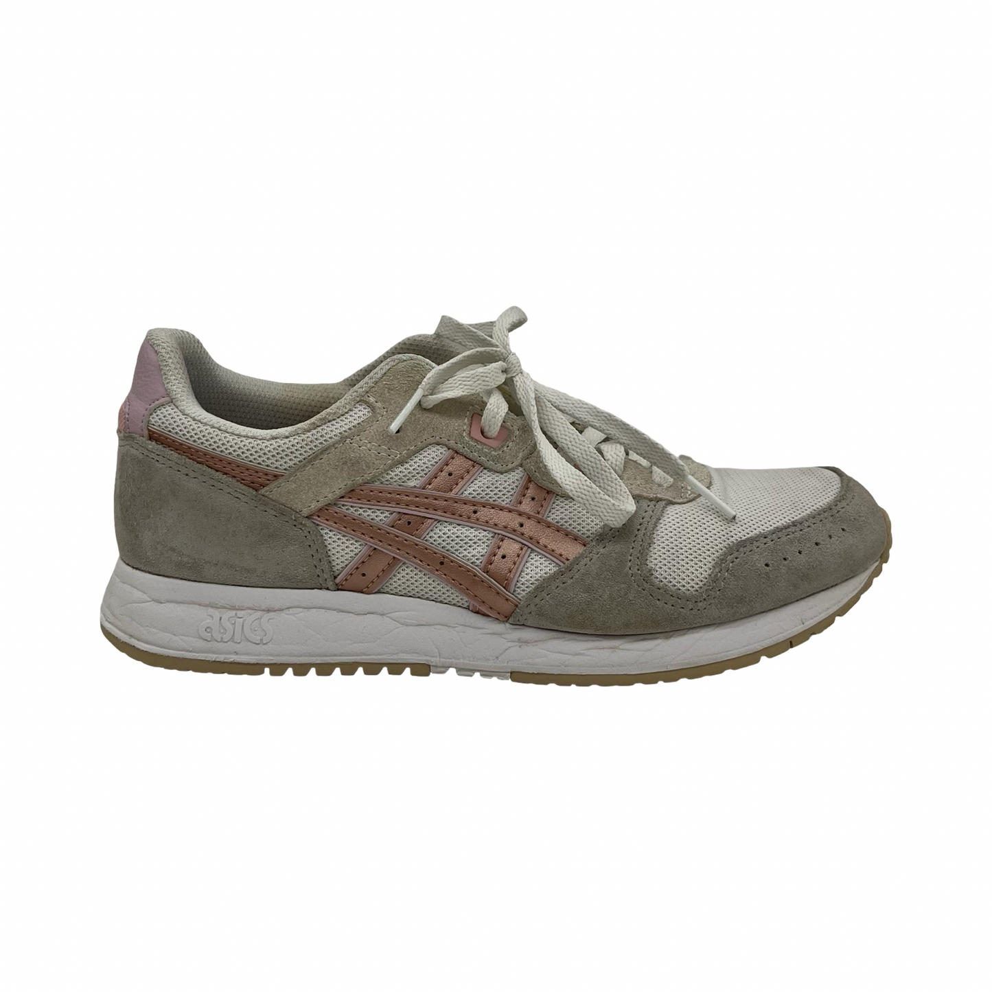 Shoes Sneakers By Asics In Pink & Tan, Size:8