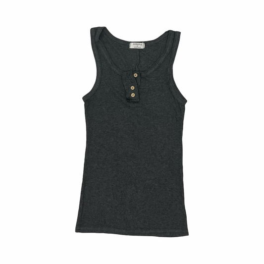 Tank Top By Zenana In Grey, Size:L