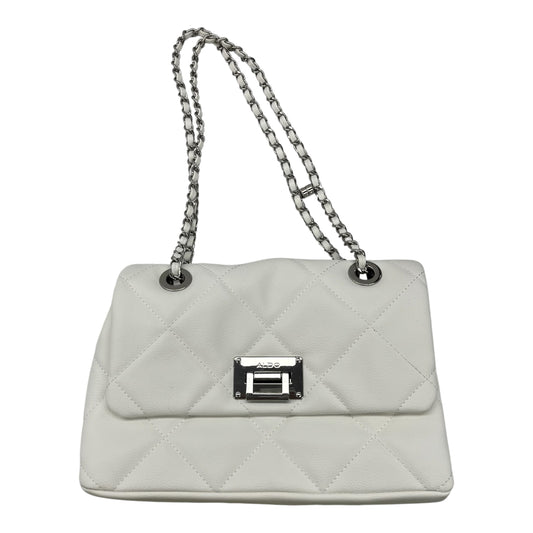 Handbag By Aldo In White, Size:Medium