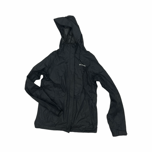 Jacket Windbreaker By Columbia In Black, Size:M