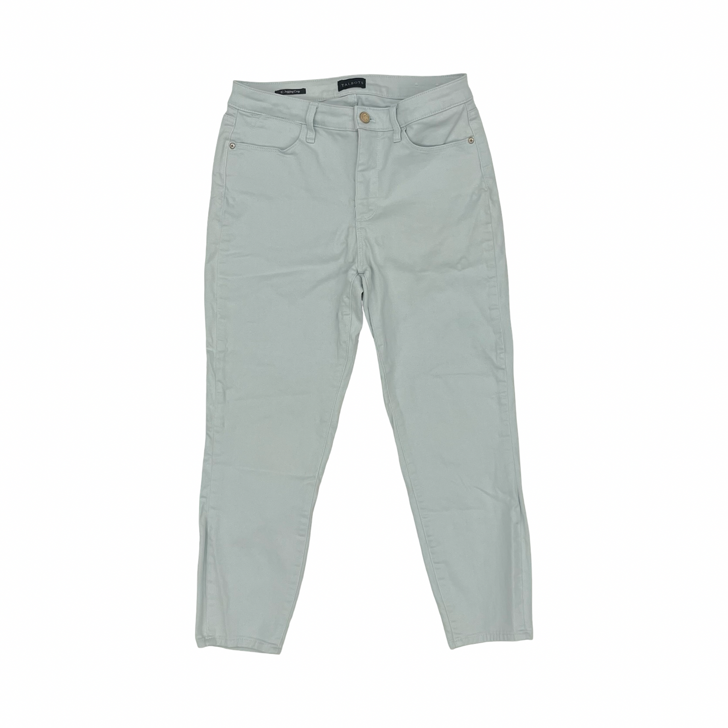 Jeans Cropped By Talbots In Blue Denim, Size:6