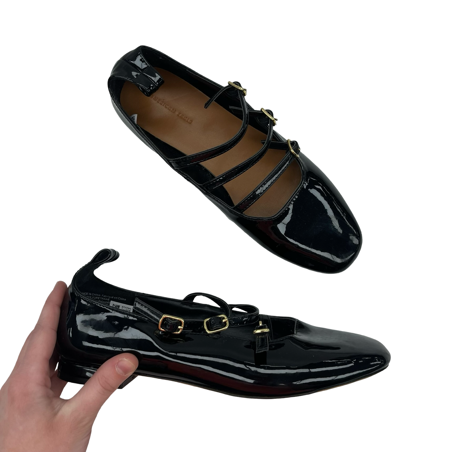 Shoes Flats By American Eagle In Black, Size:8