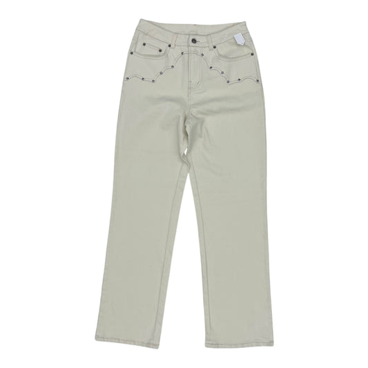 Jeans Boyfriend By Blue B In Cream, Size:M