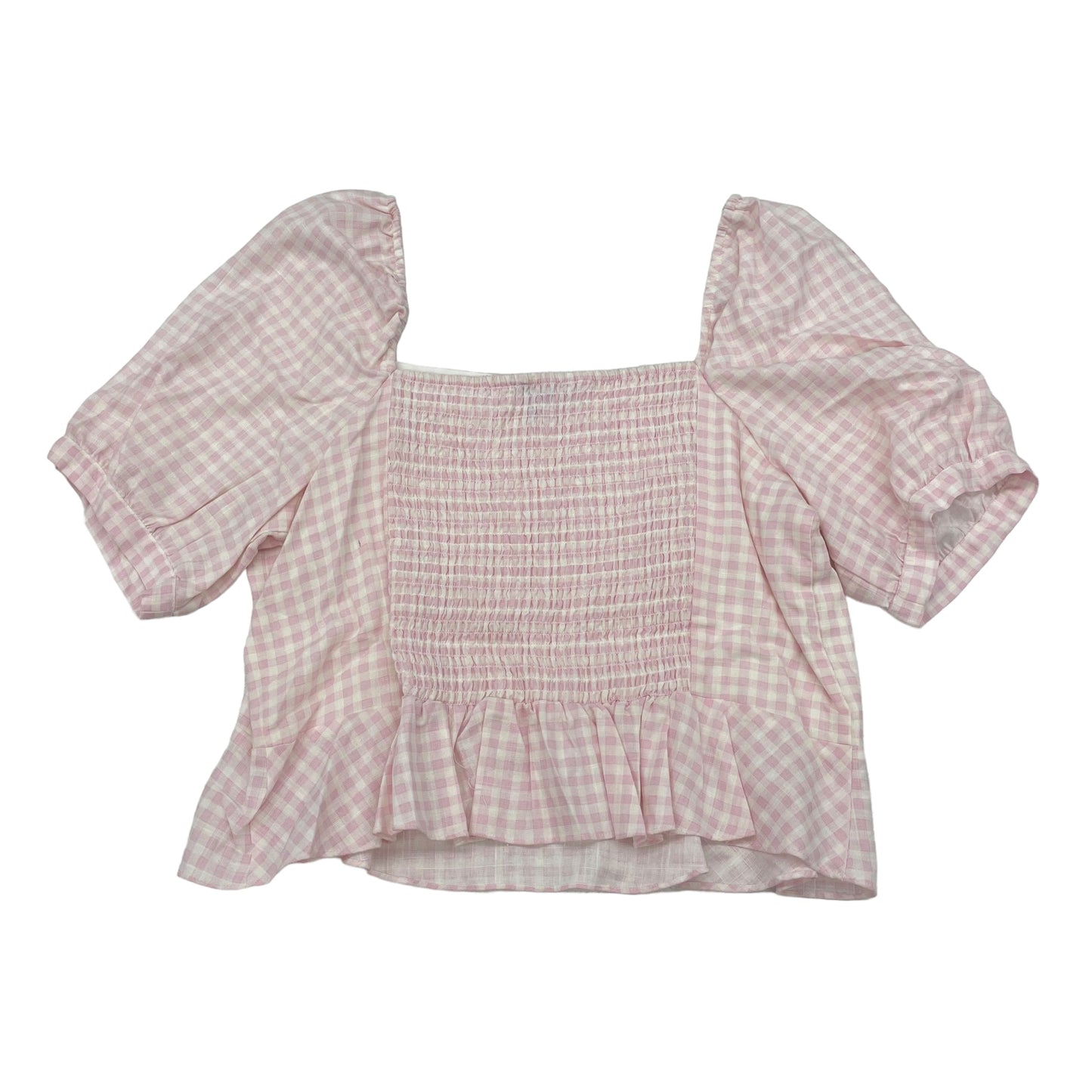 Pink Top Short Sleeve Draper James Rsvp, Size 2x