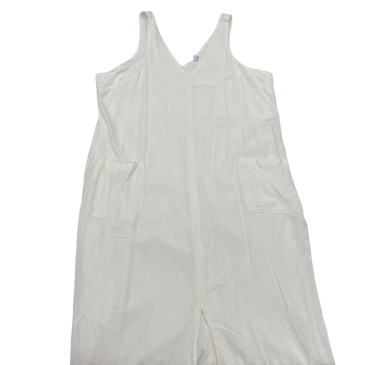 White Dress Casual Maxi Old Navy, Size 2x