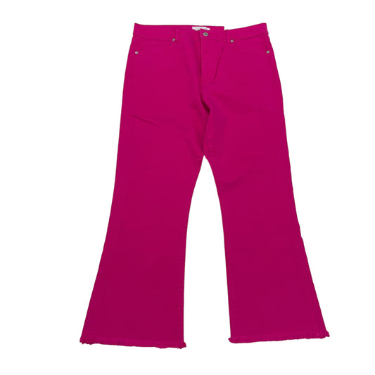 Pink Jeans Straight Loft, Size 10