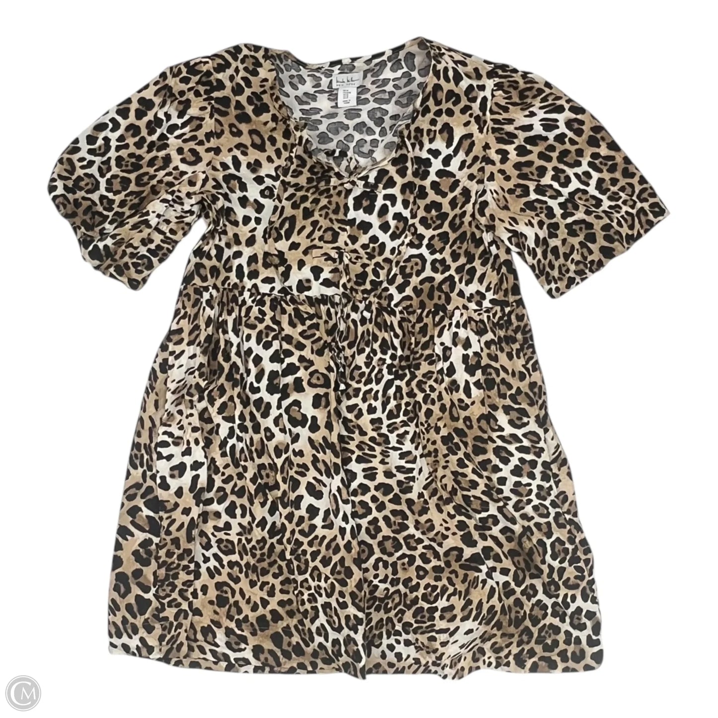 Dress Party Short By Nicole Miller In Animal Print, Size: M