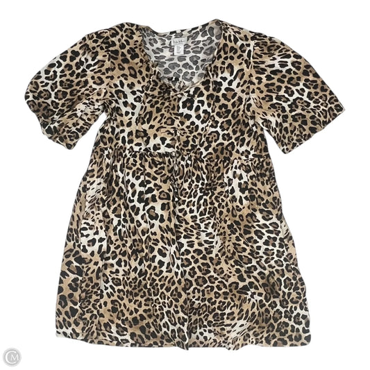 Dress Party Short By Nicole Miller In Animal Print, Size: M