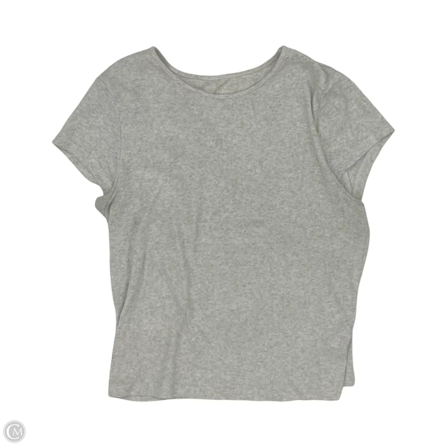 Top Short Sleeve By American Eagle In Grey, Size: Xl