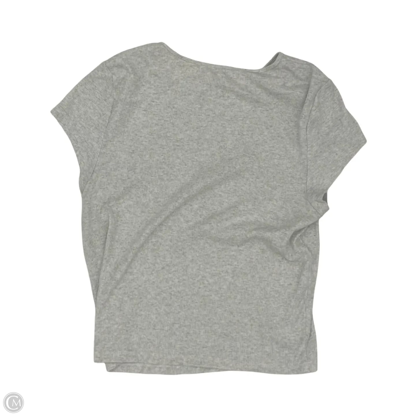 Top Short Sleeve By American Eagle In Grey, Size: Xl