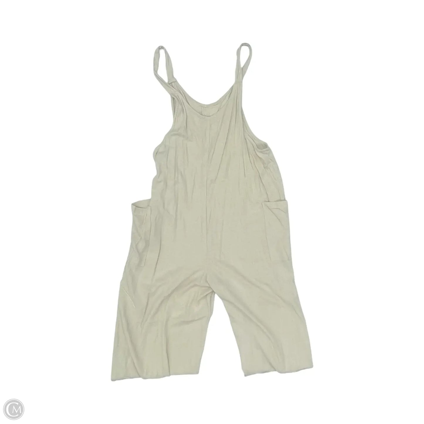 Jumpsuit By Clothes Mentor In Tan, Size: L