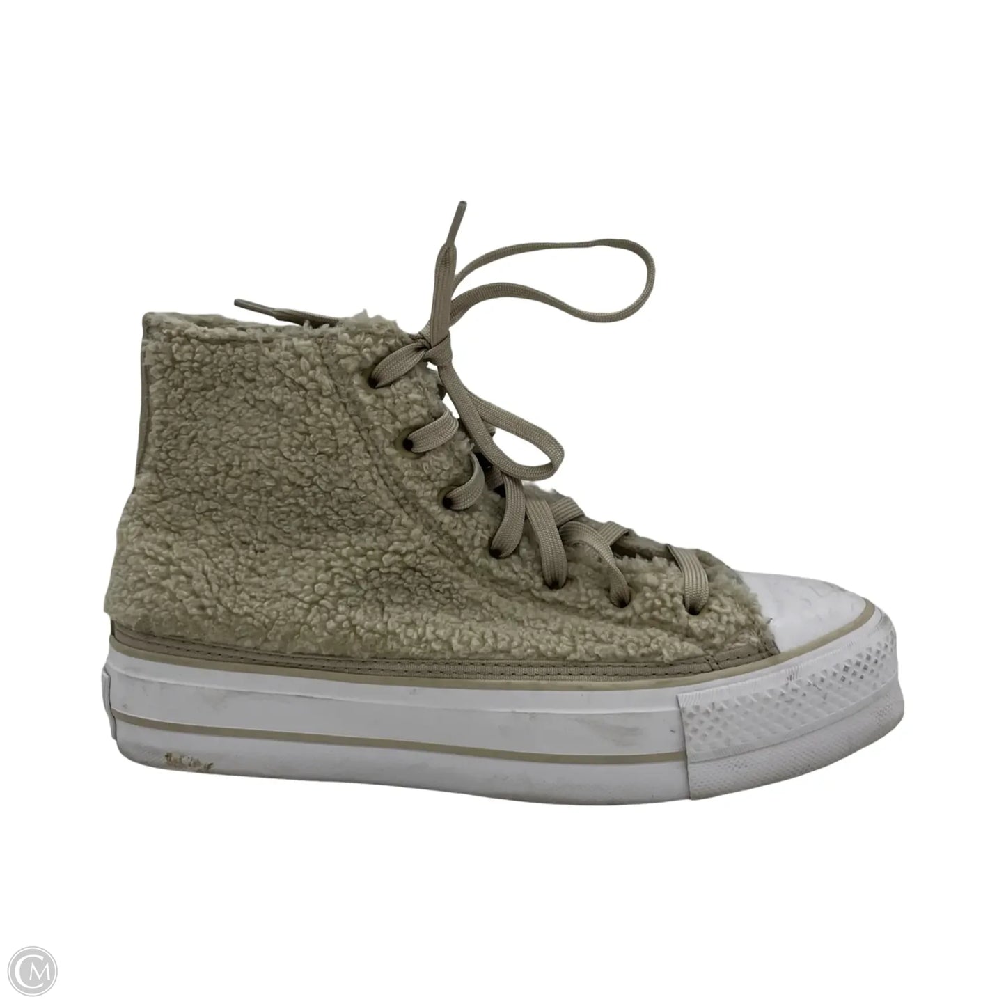 Shoes Sneakers Platform By Converse In Tan, Size: 8.5