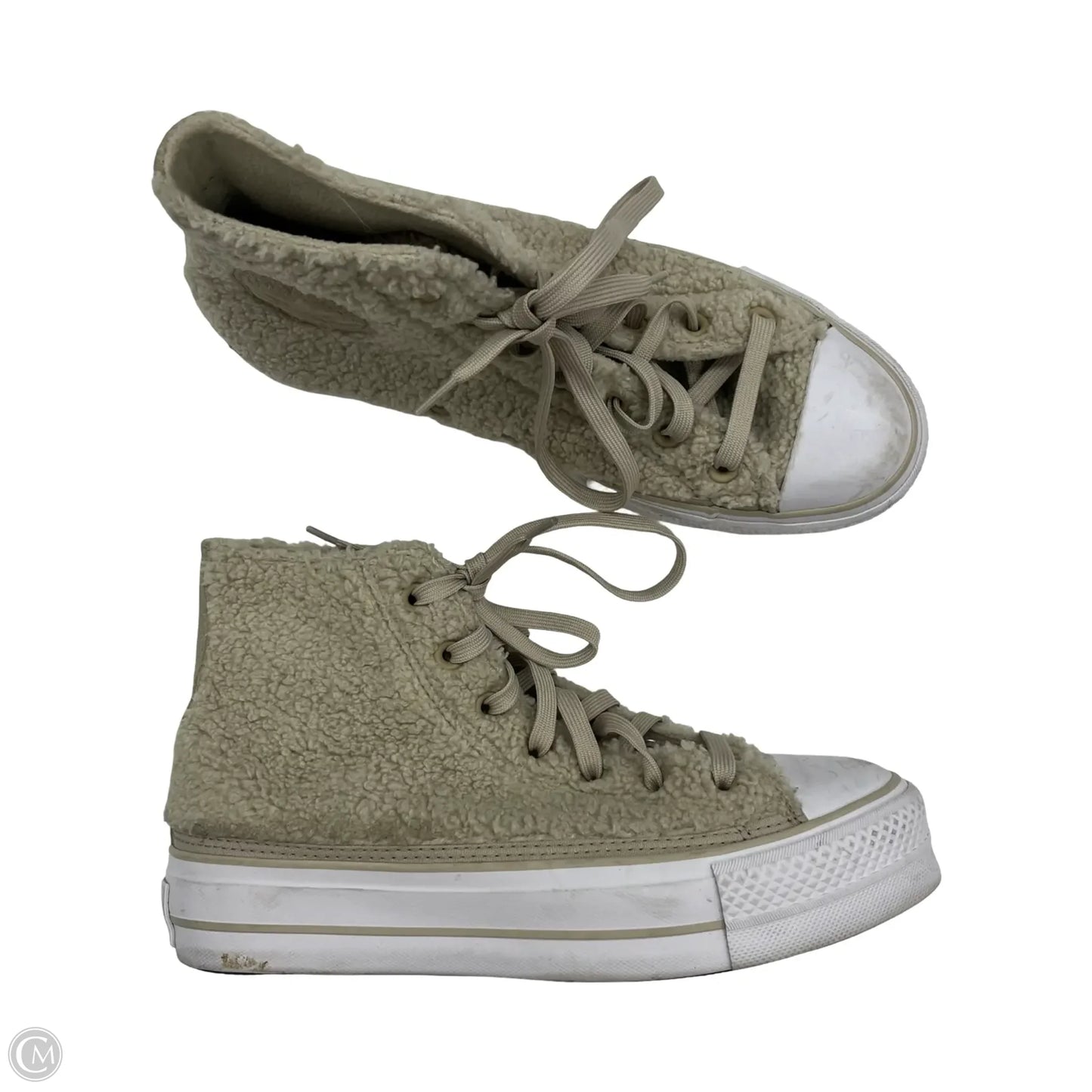 Shoes Sneakers Platform By Converse In Tan, Size: 8.5