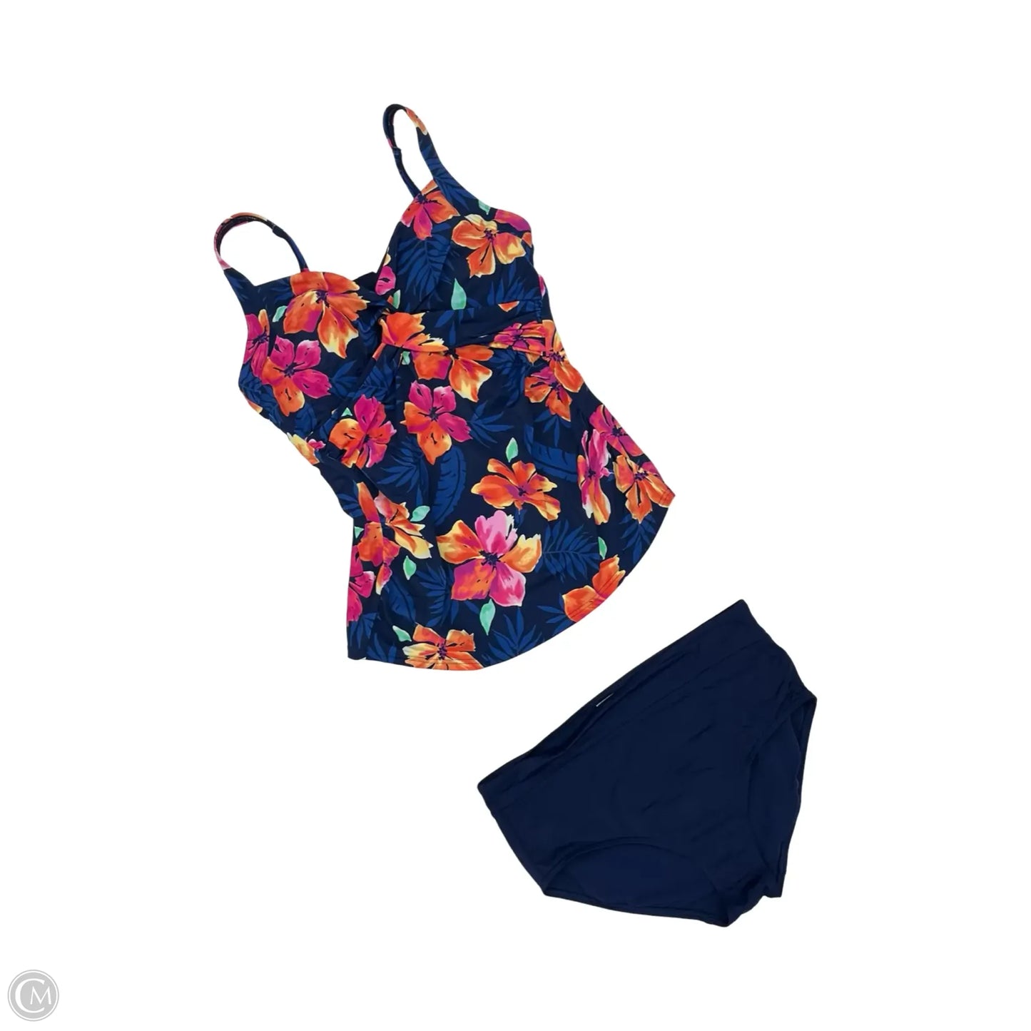 Swimsuit 2pc By Lands End In Blue, Size: M